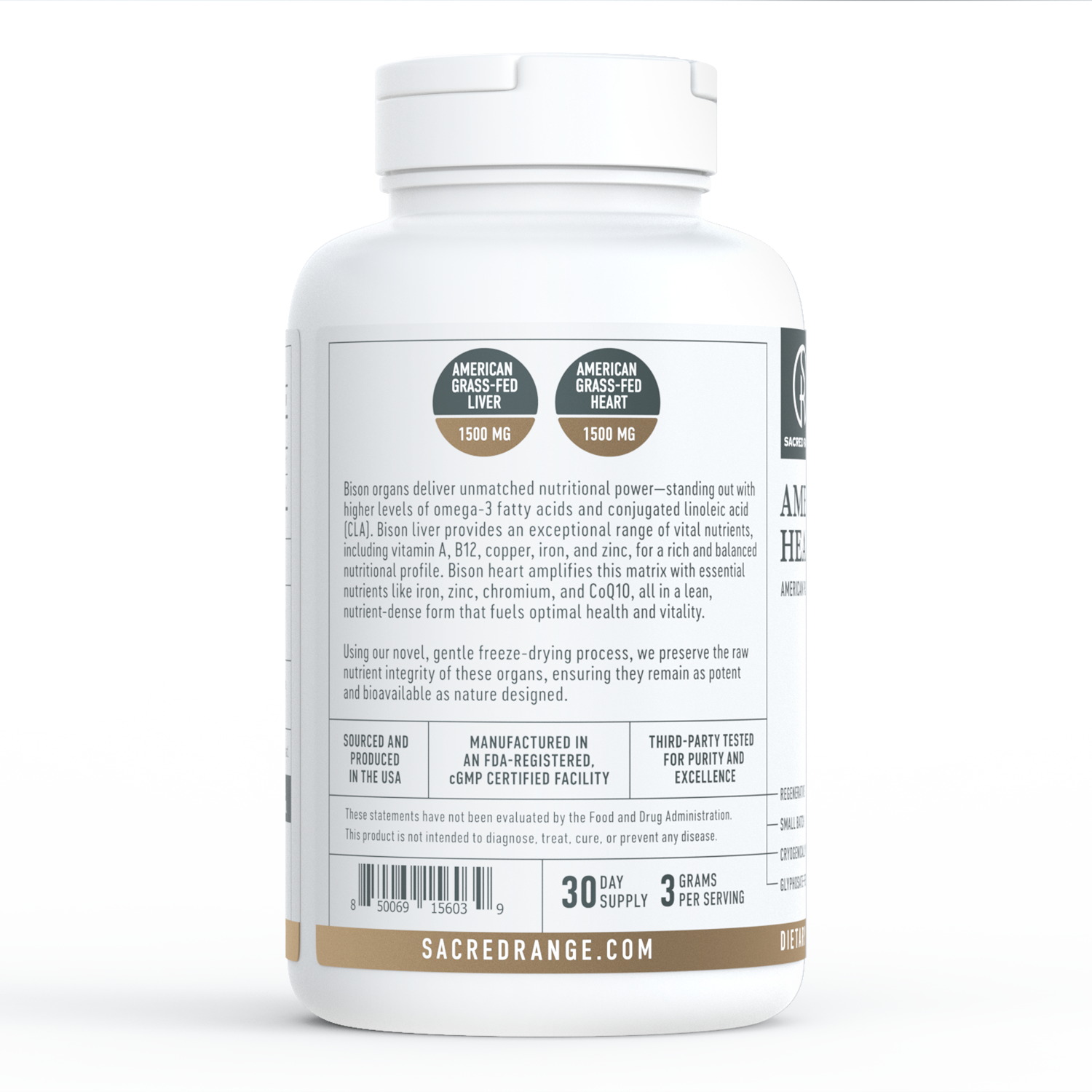 American Bison Heart & Liver